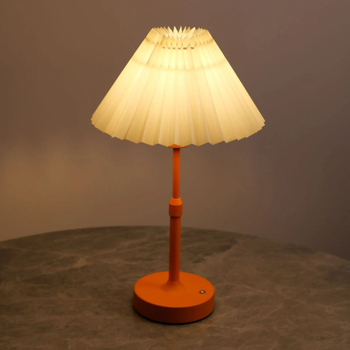 Fabric Desk Lamp Rechargeable Touch Table Lamp Replaceable E12 Bulb 2700K For Restaurant Hotel Room Bedside Decor Lighing