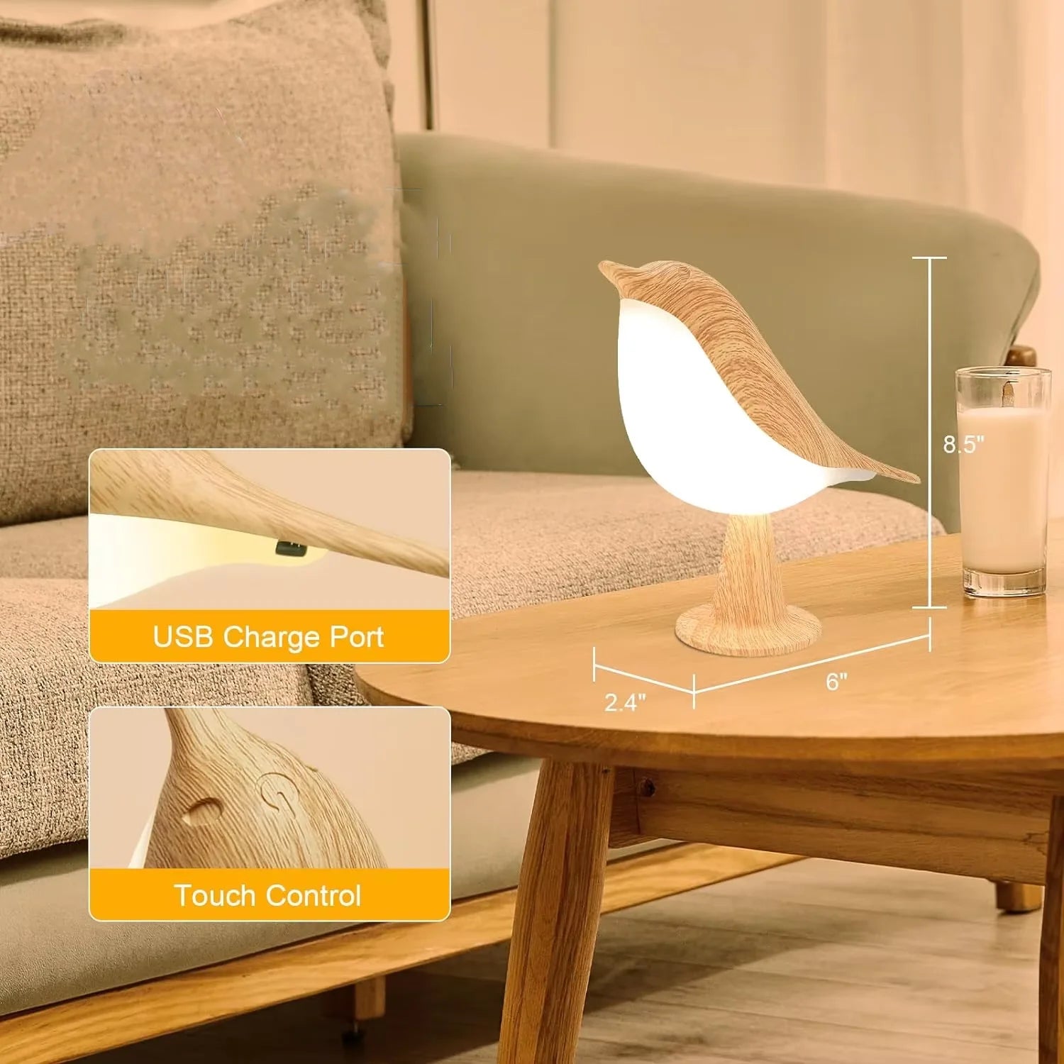 Bird Night Lamp