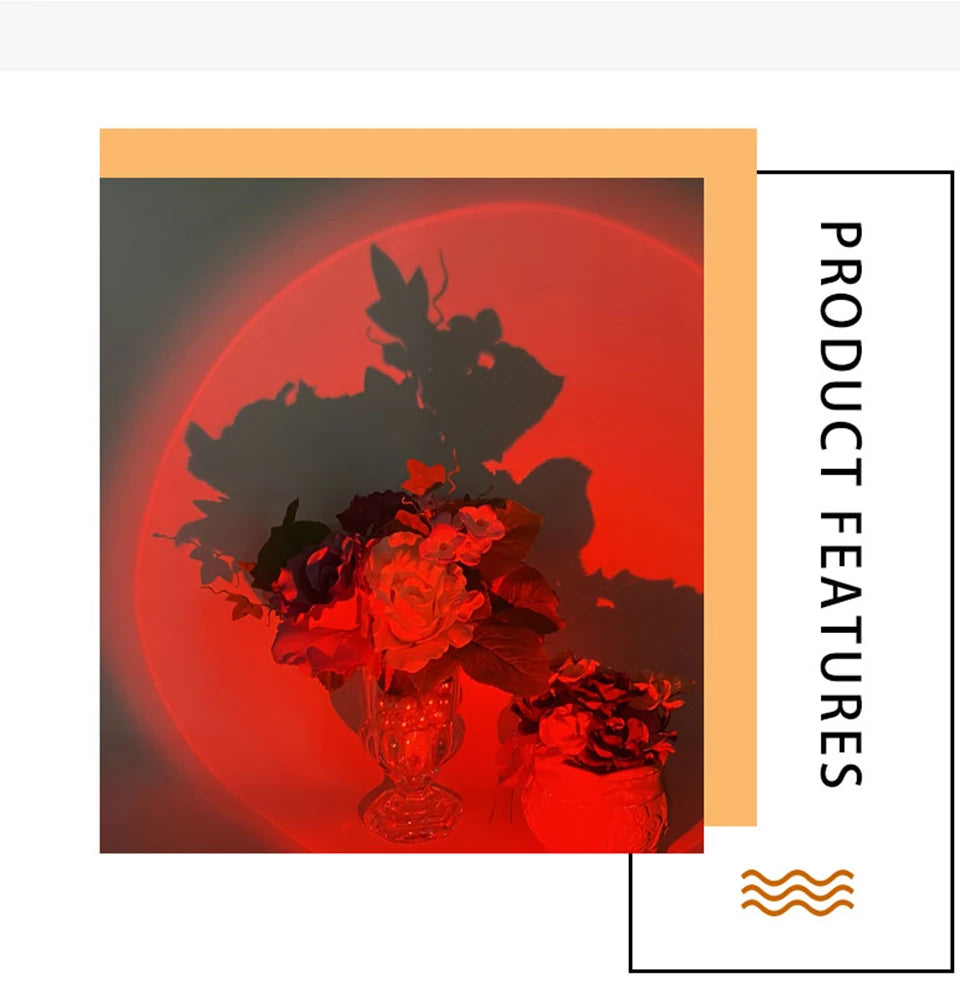 Sunset Projection Lamp for Bedroom Atmosphere | Florona