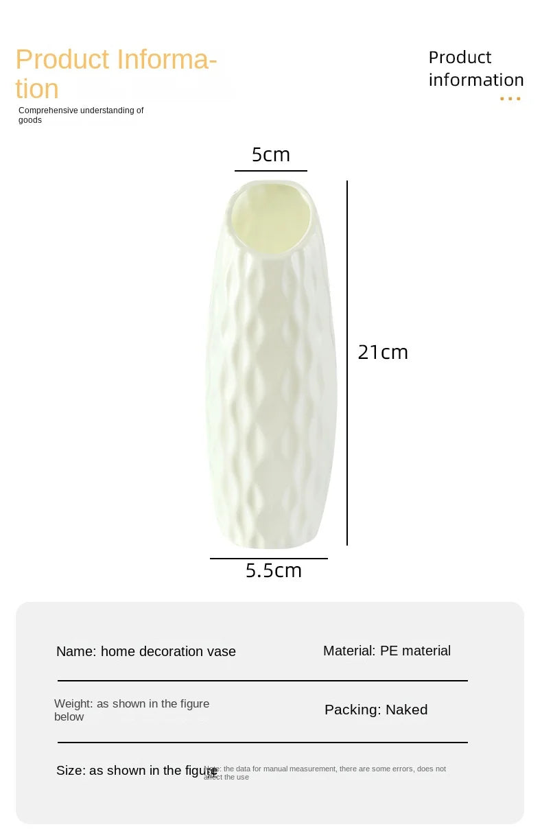Simple Plastic Vase