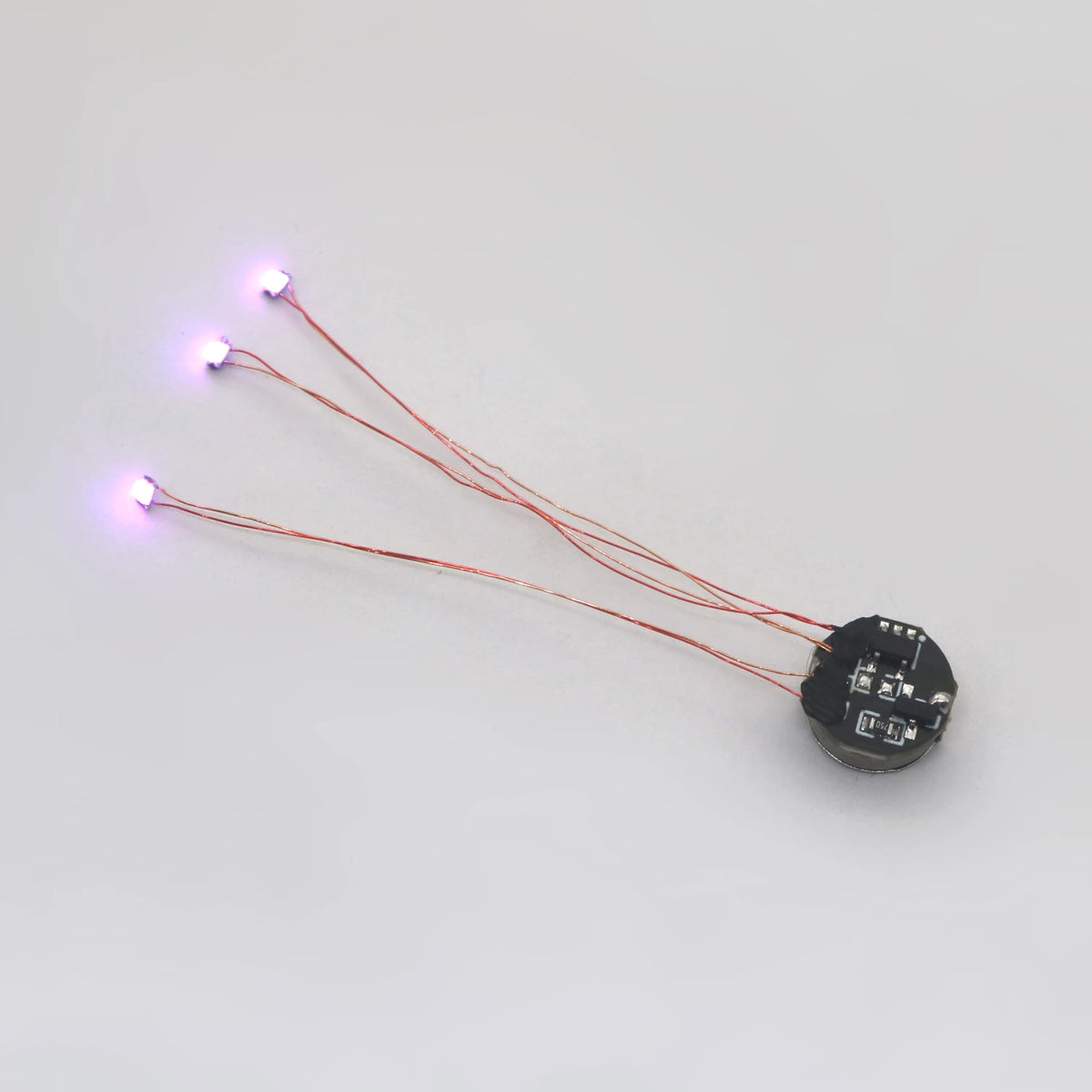 Wired 5cm Magnetic Control Lamp Led Magnetron Light Model +magnet + Battery Diy Car Toys Lighting Diorama Materials Gunda Robots