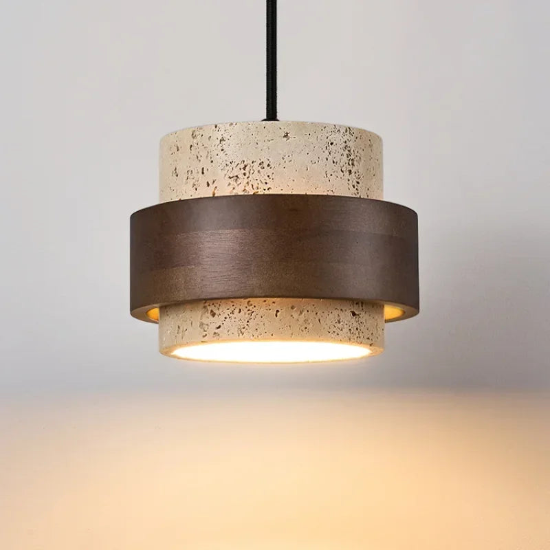 Tova Wood Pendant Light – Soft Glow for Bedside & Dining