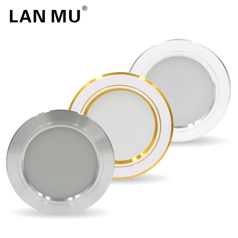 5W 9W 12W 15W 18W LED Downlight 220V Ceiling Light Recessed Down Light Round LED Panel Light Cold Warm White LED Spot Light