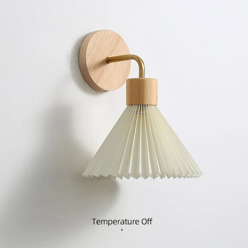 Nordic LED Wall Lamp Modern Wood Wall Light Indoor Lighting Room Decor Sconces For Bedside Bedroom Living Room Hotel E27 Bulb