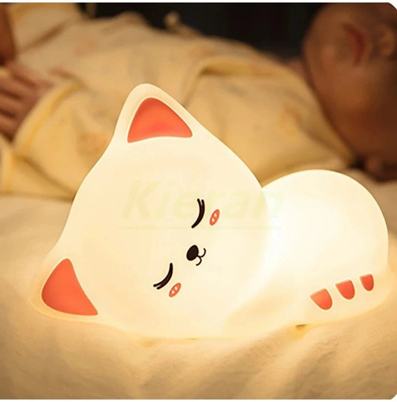 Oska Cat Silicone Night Light