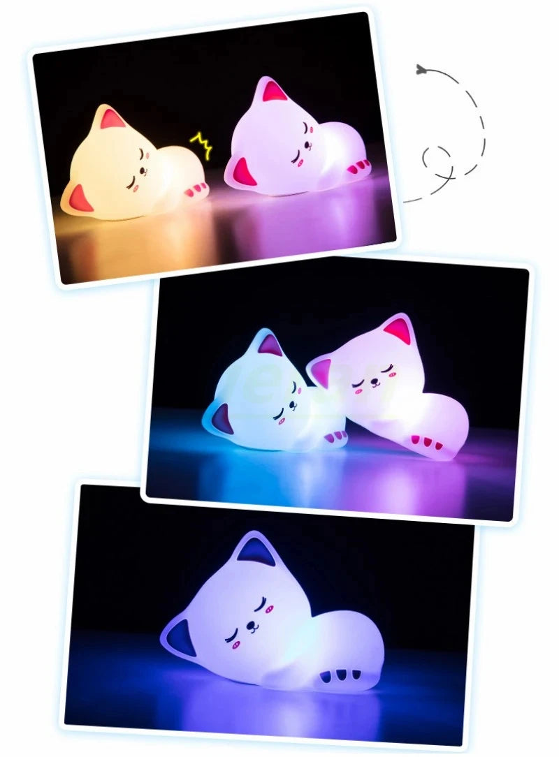 Oska Cat Silicone Night Light
