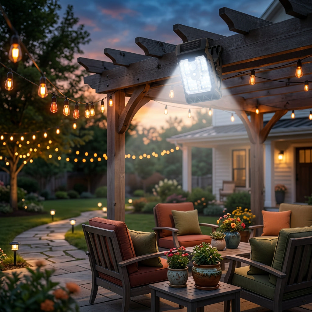 Tela Solar Motion Sensor Clip-On Light