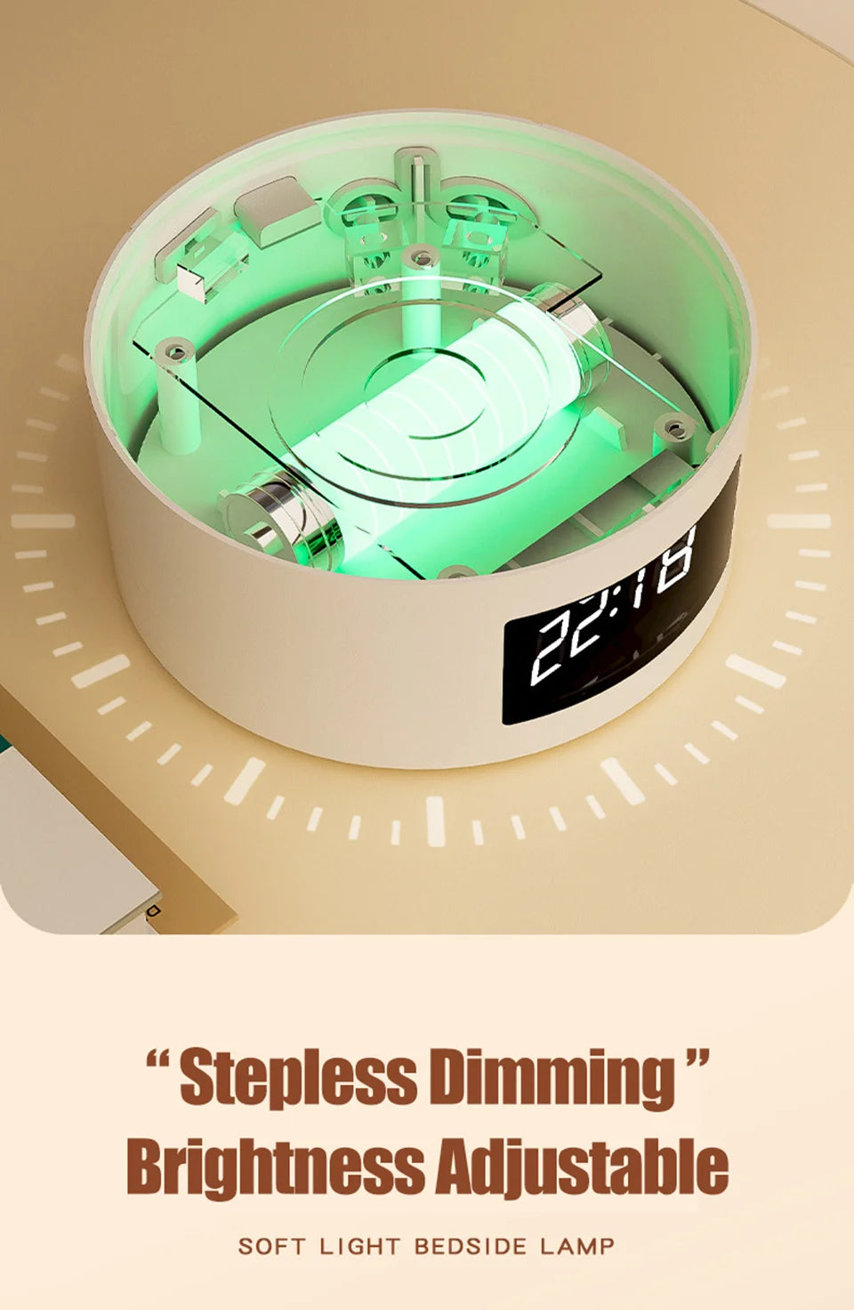 Touch Night Light Rechargeable 3 Color Wireless Baby's Room Bedside Lamp USB LED Night Light Ambient Soft Light For Kids Gift
