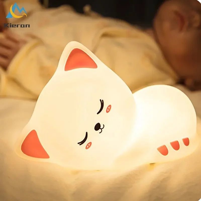 Oska Cat Silicone Night Light