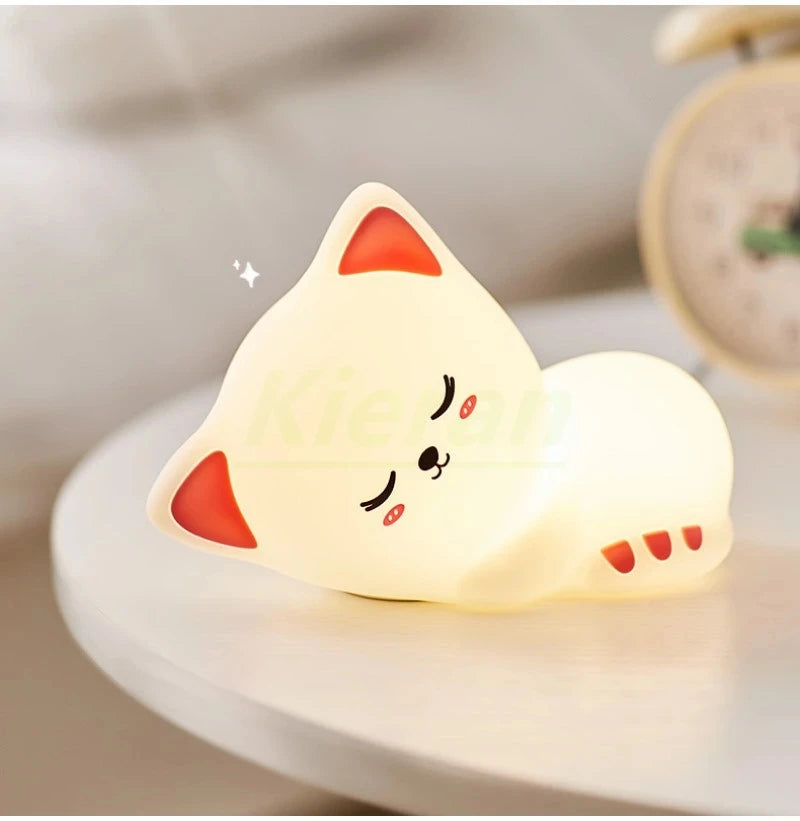 Oska Cat Silicone Night Light