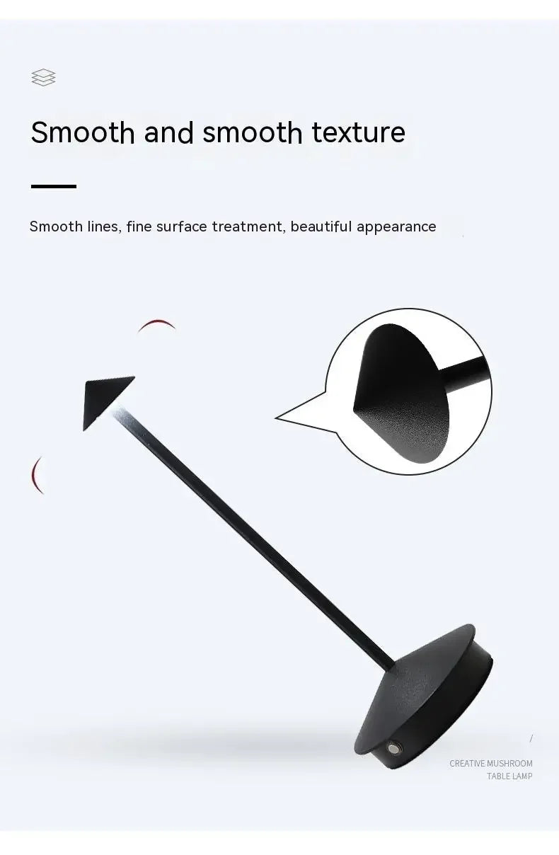 HPH Table Lamp Dining Led Desk Lamp Hotel Coffee Pina Cordless Table Lamp Living Room Bedside Lamp Decorative Desk Lamp