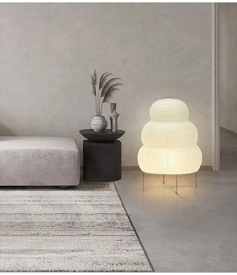 Kala Rice Paper Sculpture Table Lamp 1