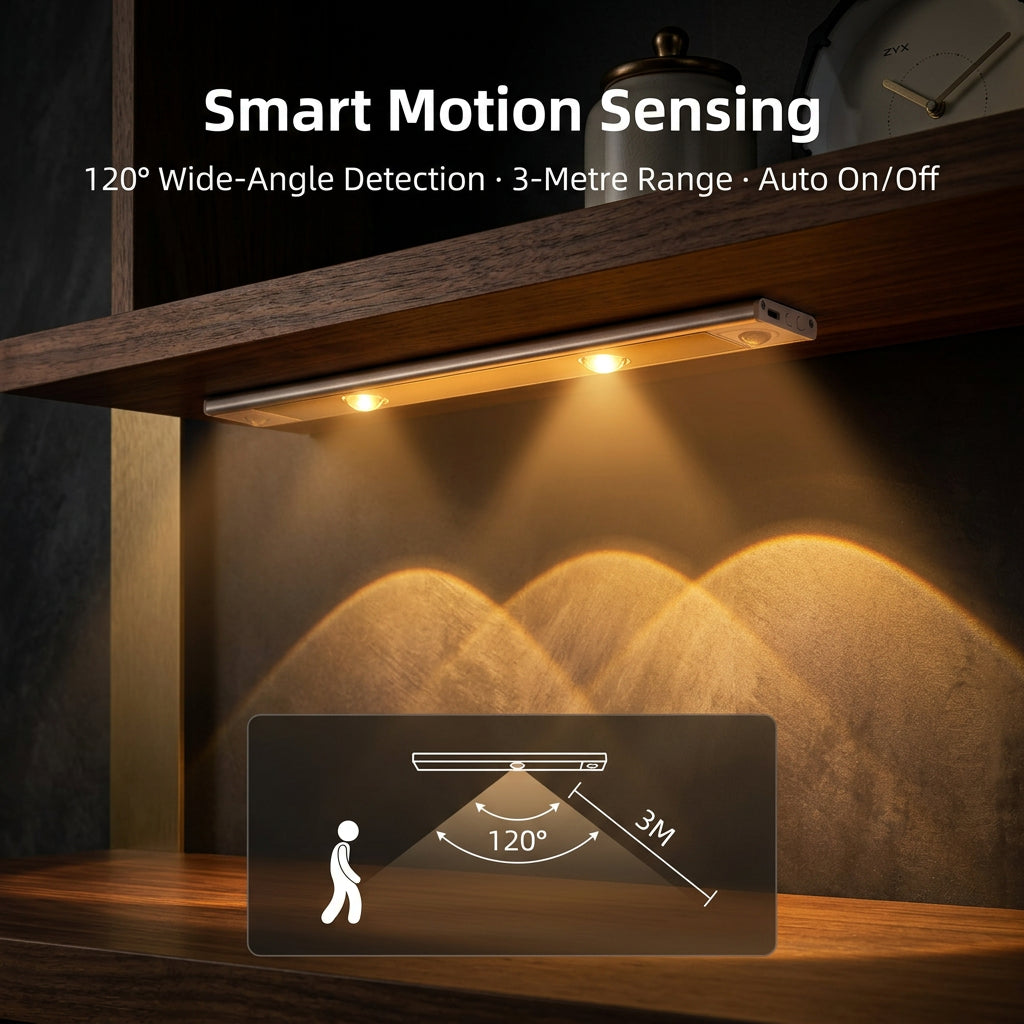 Tara Tri-Color Motion Sensor Cabinet Light