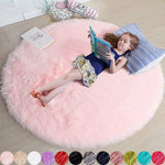 Fluffy Round Rug