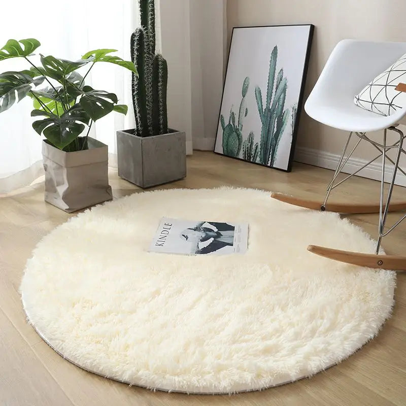 Plush Round Rug