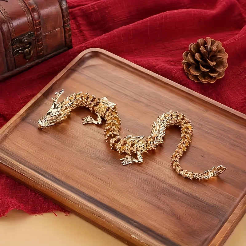 Golden Dragon Statue