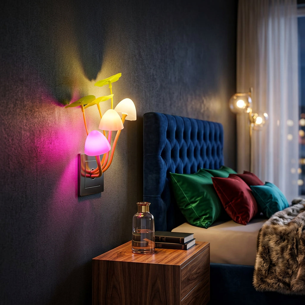 Sora Mushroom Plug-In Night Light