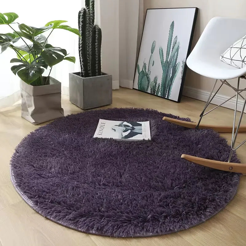 Plush Round Rug