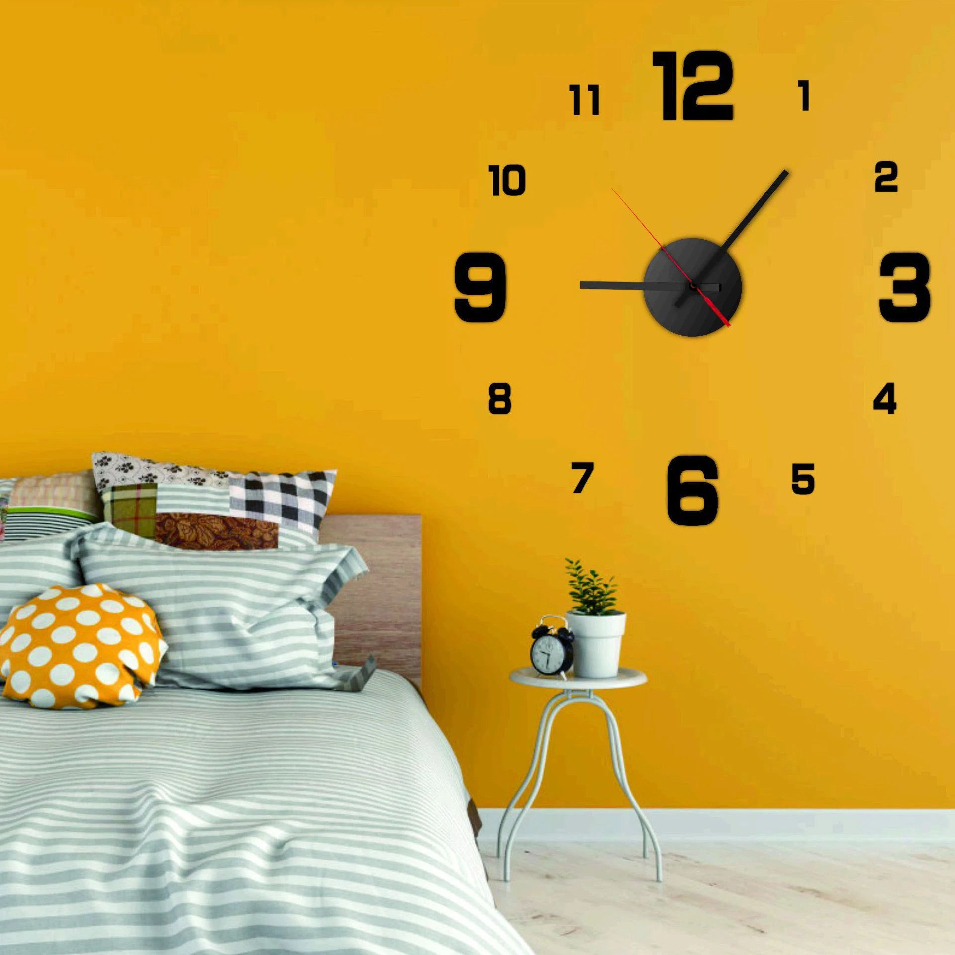 Frameless Clock
