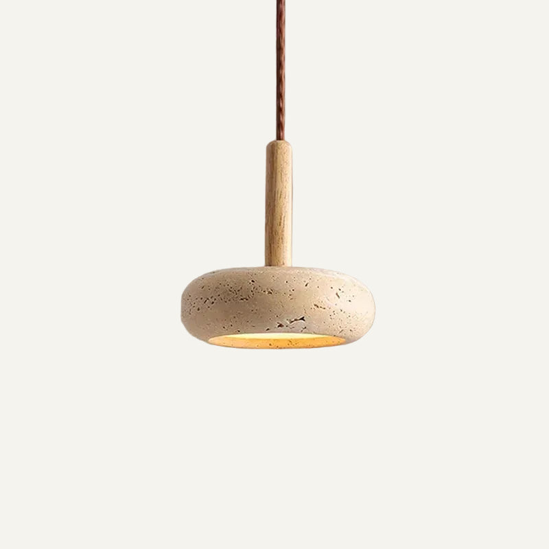 Lume Stone Pendant Light – Soft Glow for Dining Area