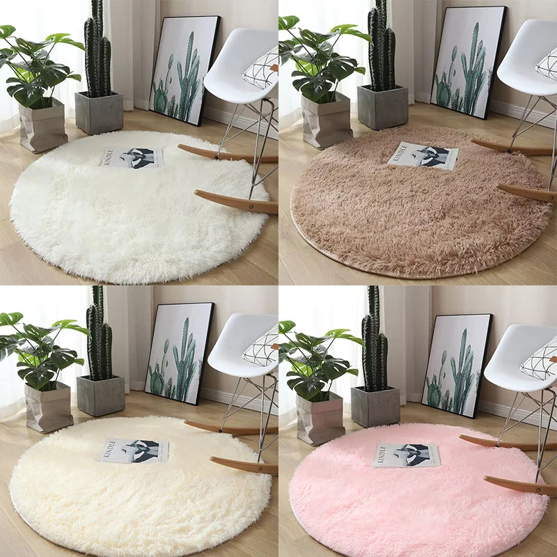 Plush Round Rug