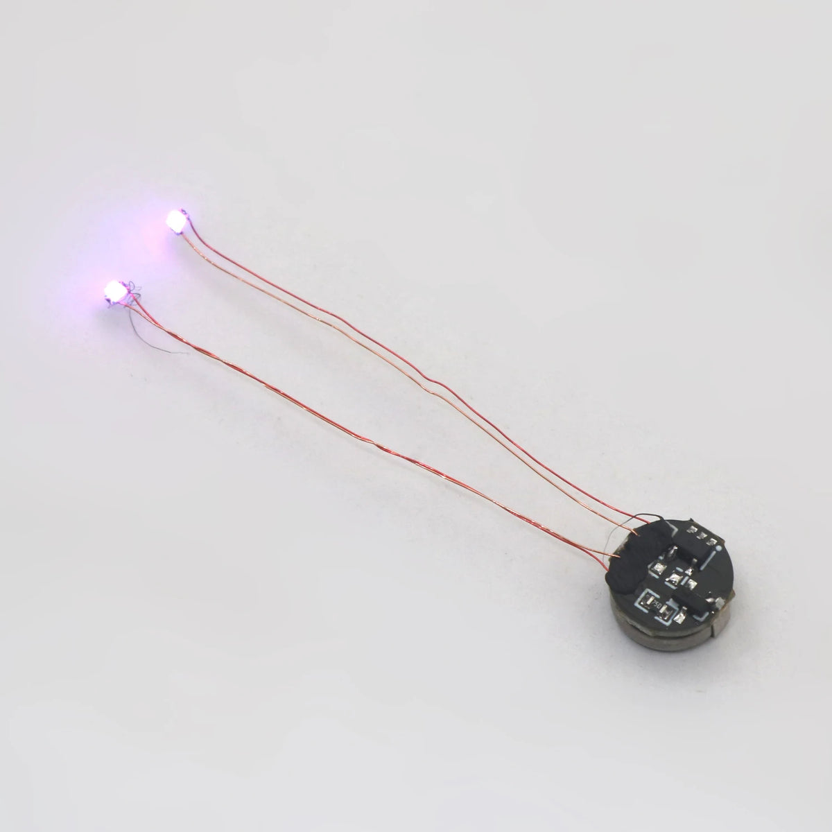 Wired 5cm Magnetic Control Lamp Led Magnetron Light Model +magnet + Battery Diy Car Toys Lighting Diorama Materials Gunda Robots