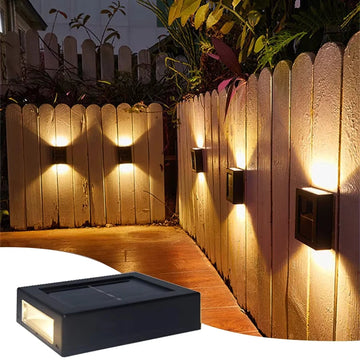 Alba Solar Garden Wall Light