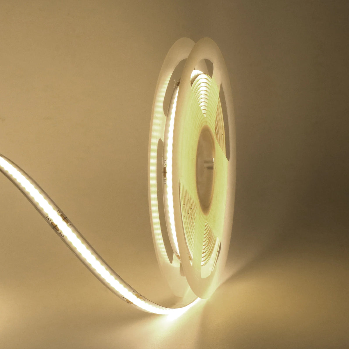 3AA Battery Box 5V COB Led Strip 8MM 320LEDs/M Warm Natural Cool White Flexible COB Strip Light for Bedroom Cabinet TV Backlight