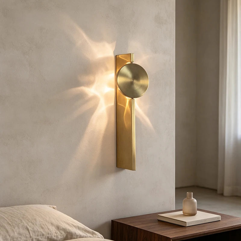 Modern LED Wall Light Rotatable Corrugated Wall Lamp Stainless Steel Atmosphere Wall Sconces Hotel Bedroom Bedhead Lights