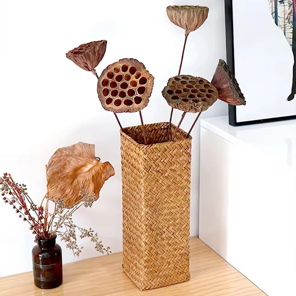 Rattan Vase