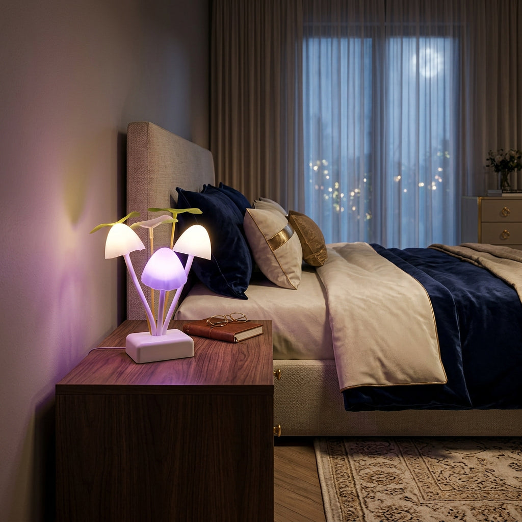Sora Mushroom Plug-In Night Light