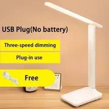 Multifunctional Foldable Desk Lamp LED Student Study Desk Lamp Dedicated Bedroom Bedside Lamp USB Plug-in Desk Lamp