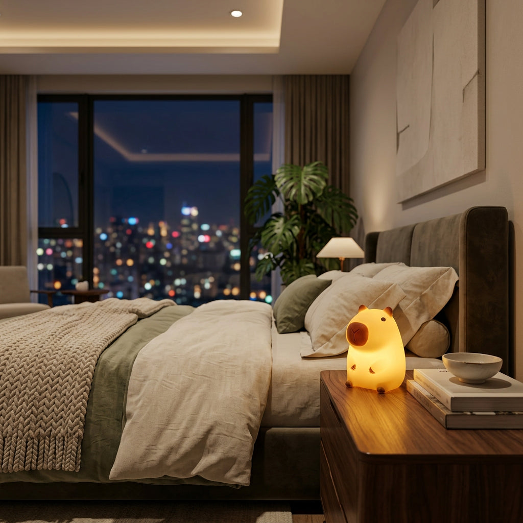Uma Capybara Resin Night Light