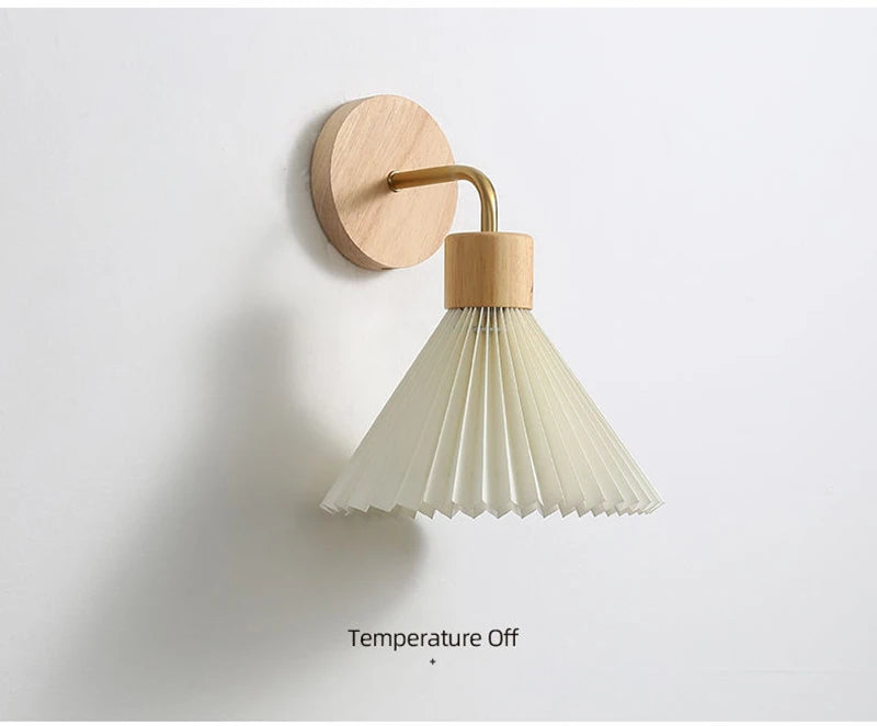 Nordic LED Wall Lamp Modern Wood Wall Light Indoor Lighting Room Decor Sconces For Bedside Bedroom Living Room Hotel E27 Bulb