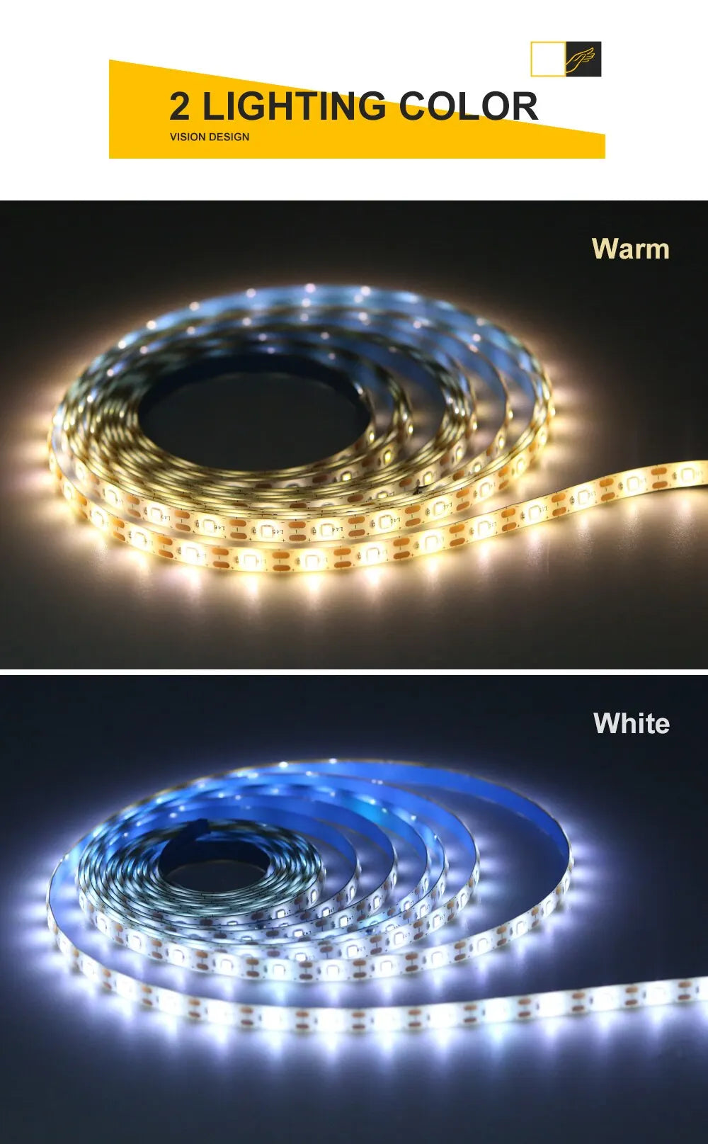 USB LED Strip with Hand-Sweep Sensor – 1–5 m – image 9