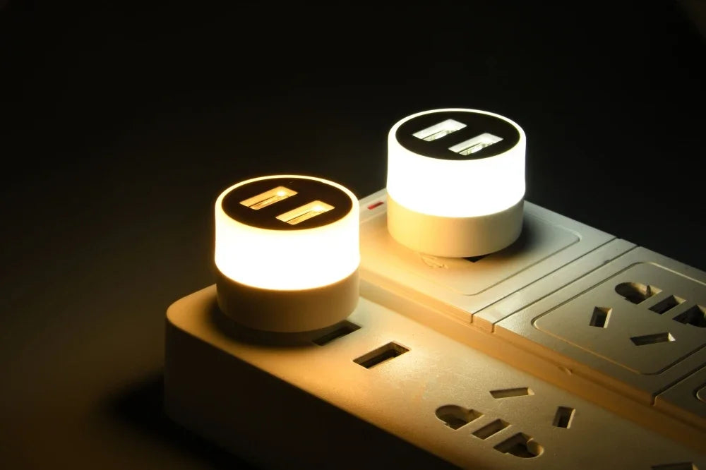USB Light LED USB Book Lamp Eye Protection Reading Light Computer Reading Lamp Mobile Power Charging Book Lamps Mini Night Light