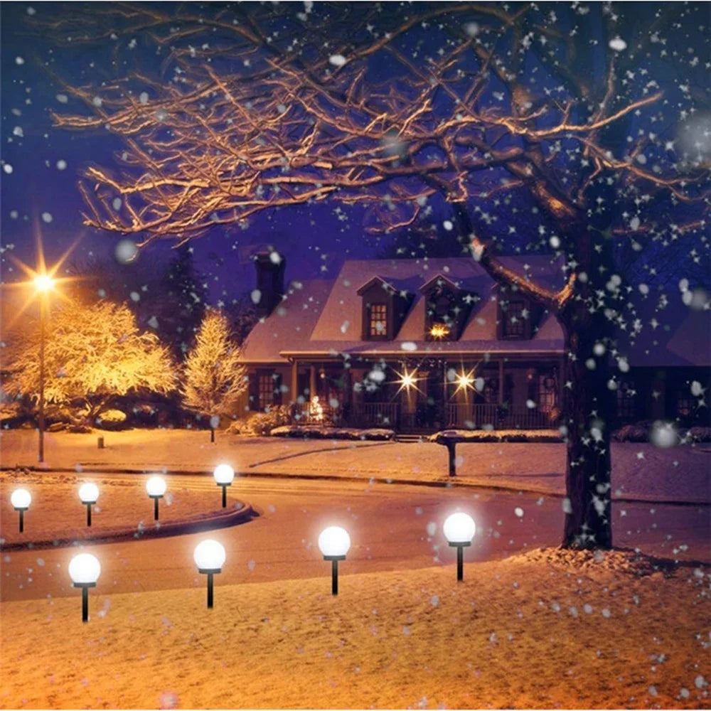 1/3/6/9PC Solar Powered LED Bulb Lamp Energy Light Waterproof Outdoor Garden Light Street Solar Panel Ball Lights Lawn Yard Lamp