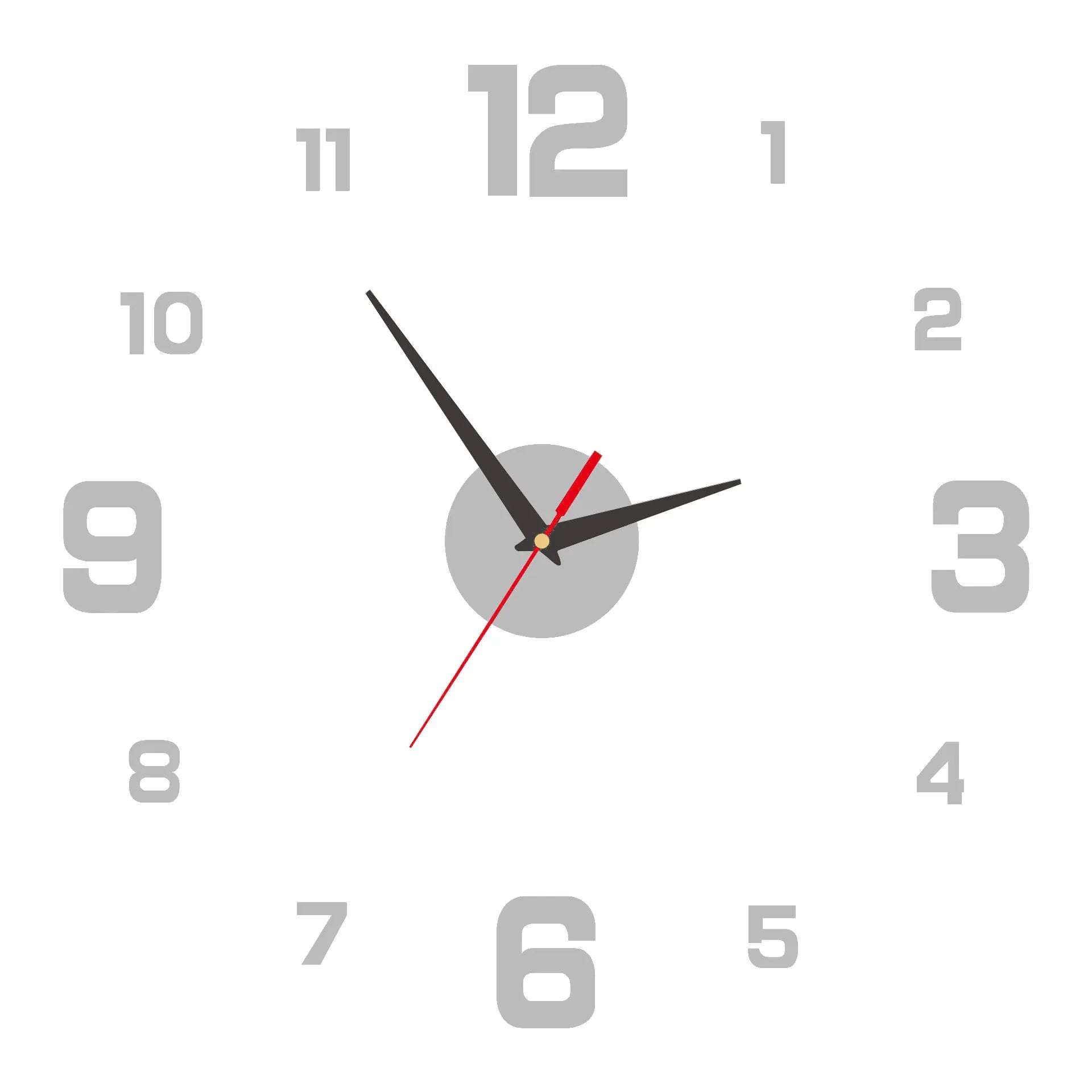 Frameless Clock