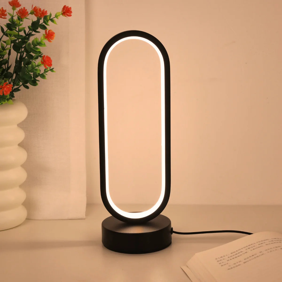 Arlo Minimalist Ring Desk Lamp
