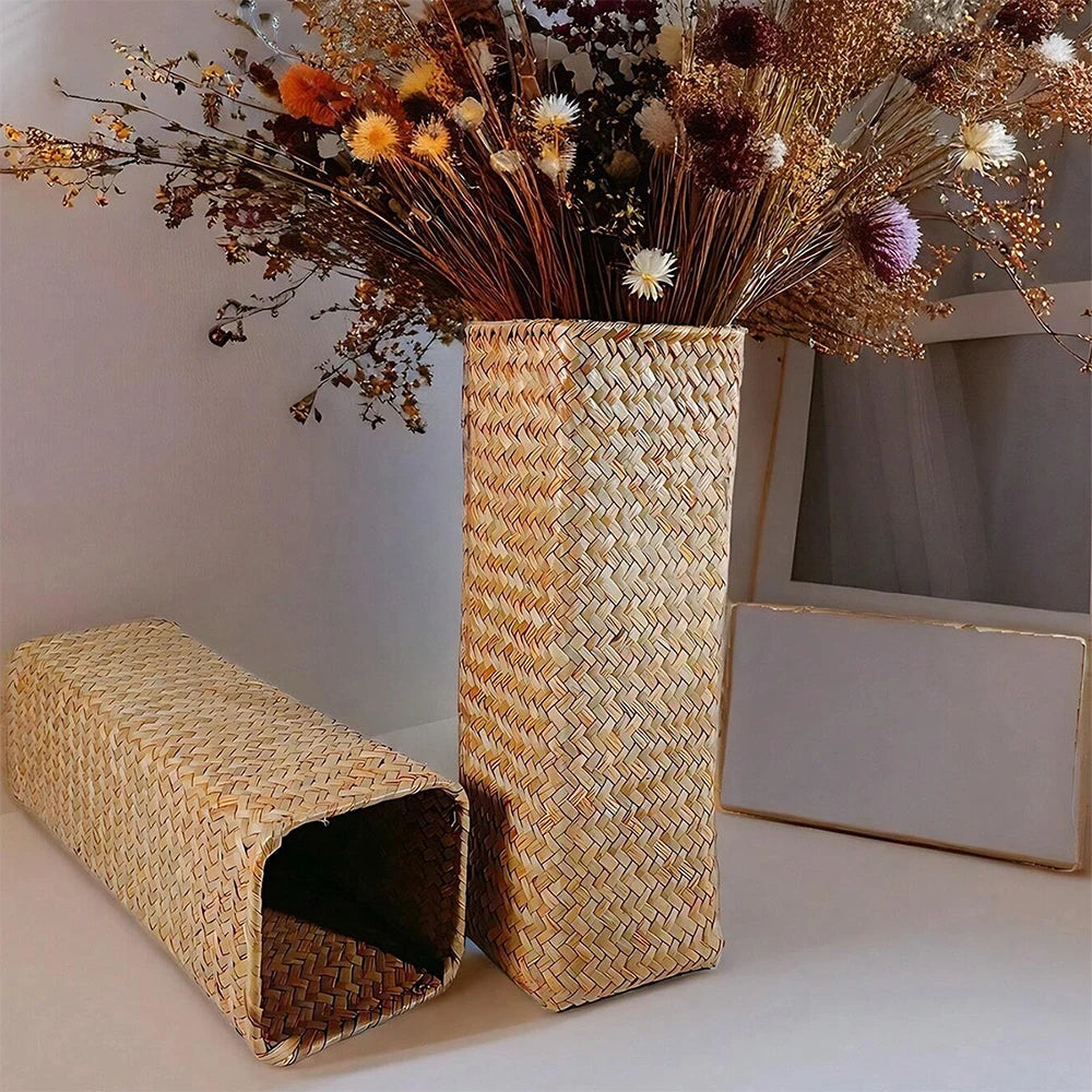 Rattan Vase