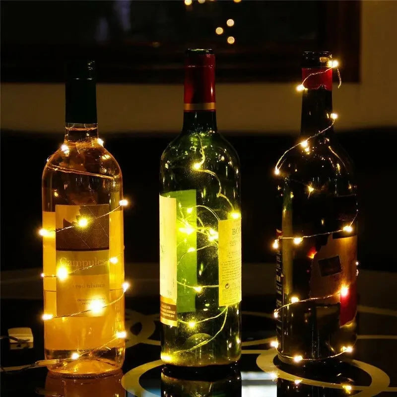 1Pack Fairy Light String Led Copper Wire String Light 1/2/3/5/10M Battery Powered For Bedroom Garden Party Wedding Decoration