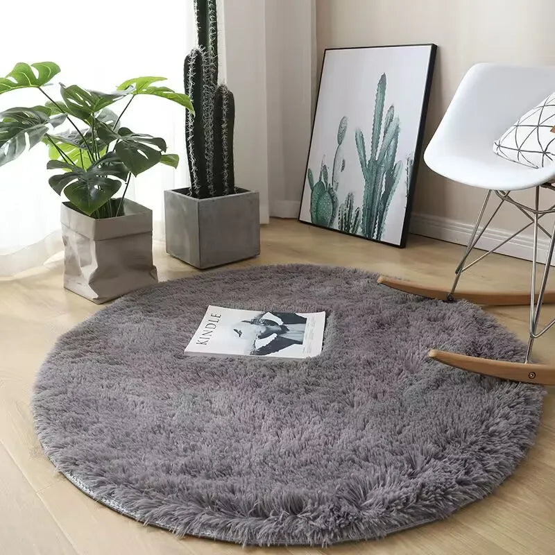 Plush Round Rug