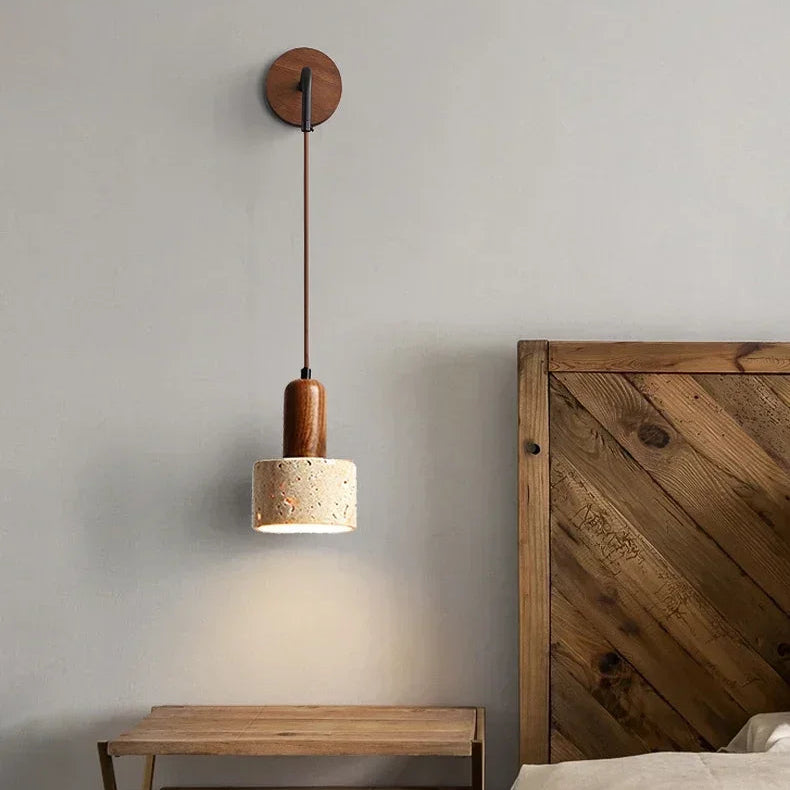 Cael Wood Wall Light – Quiet Warmth for Bedside & Bedroom
