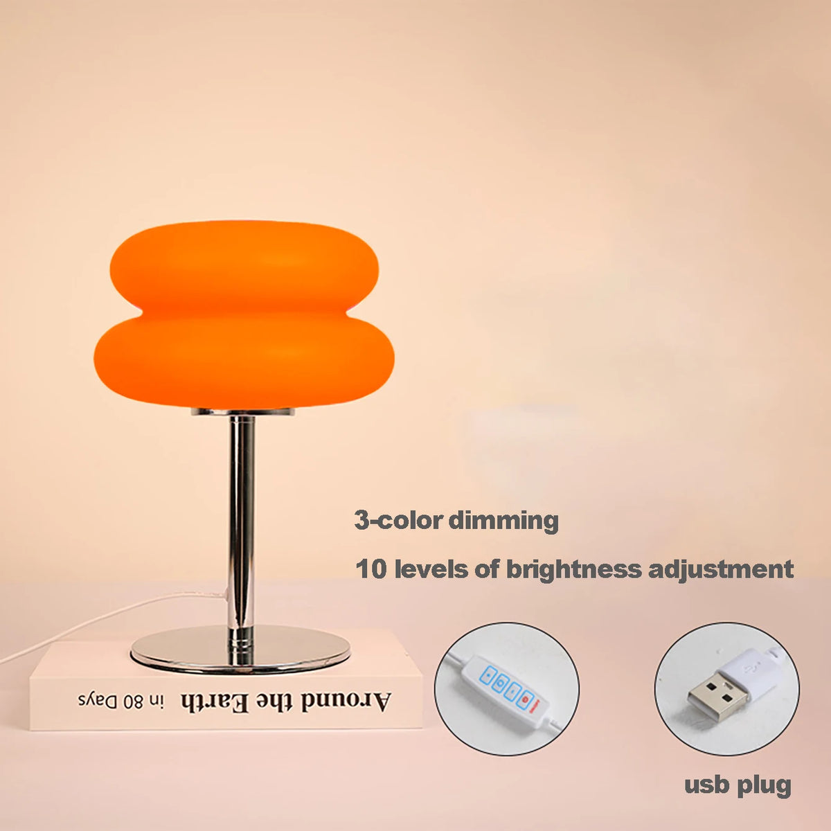 Table Lamp Bedroom Room Lamps USB Plug LED Mushroom Table Lamp Living Room Dining Room Ambient Lighting (Not Glass)