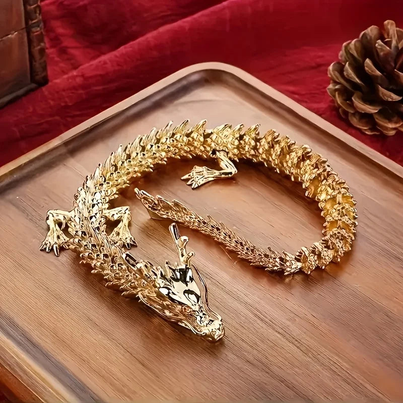 Golden Dragon Statue