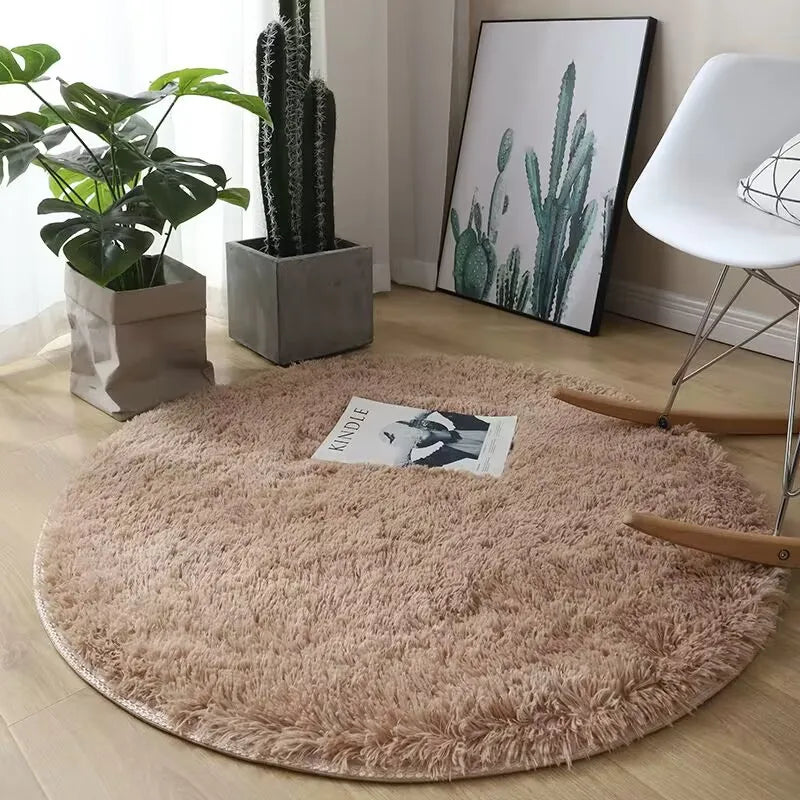 Plush Round Rug