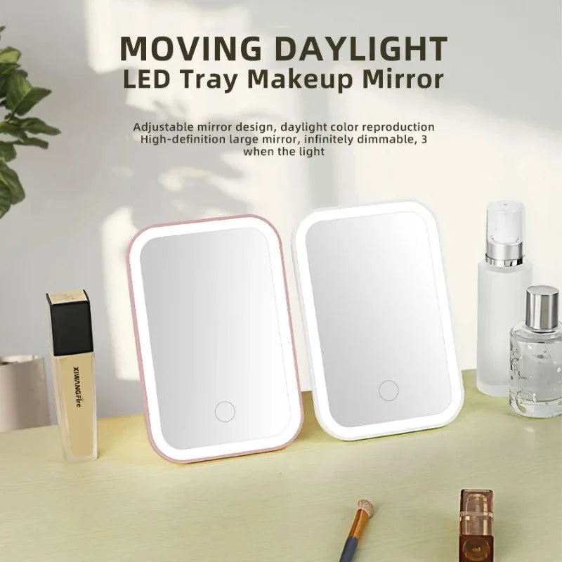 Avena Foldable Touch LED Makeup Mirror