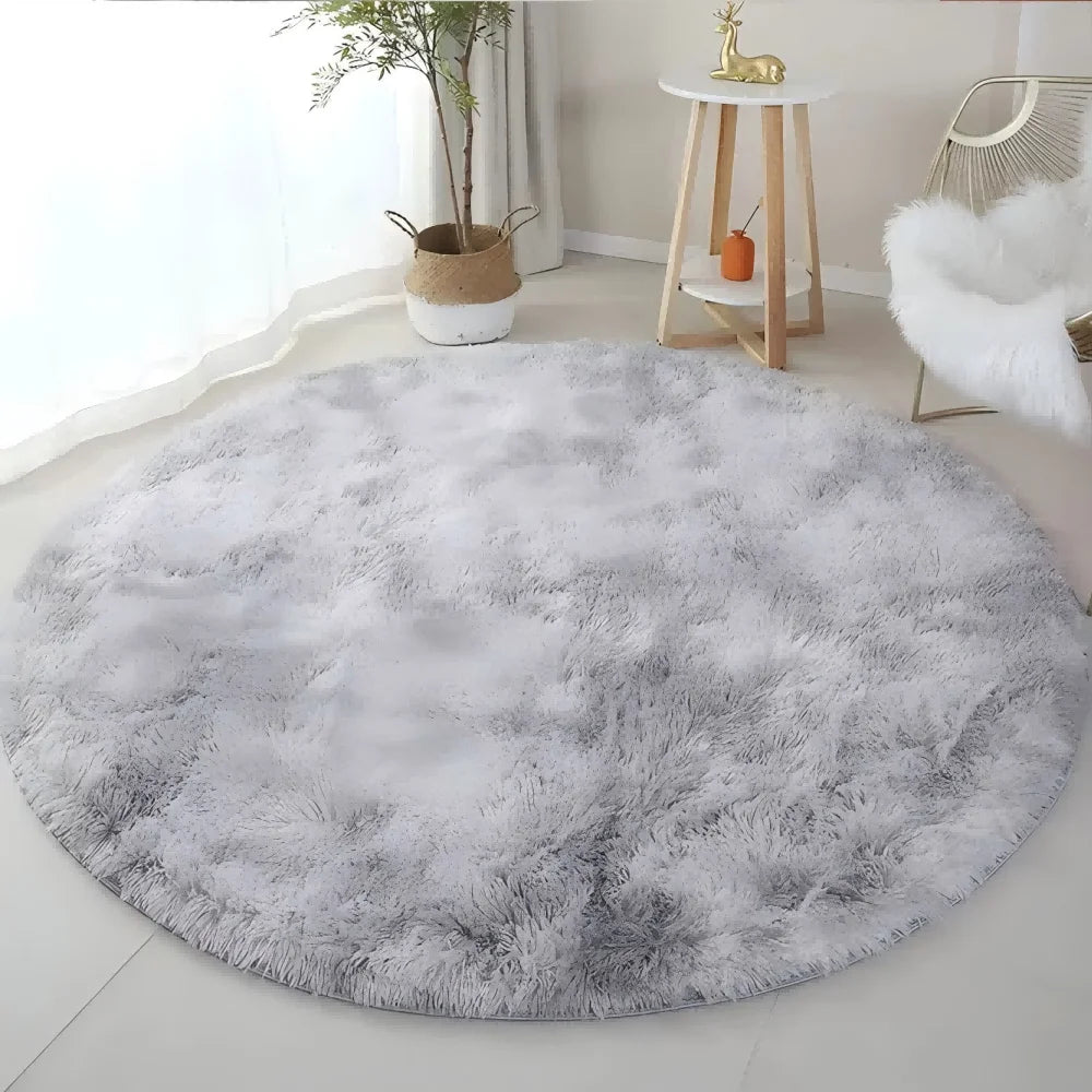 Fluffy Round Rug