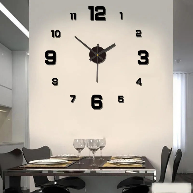 Frameless Clock