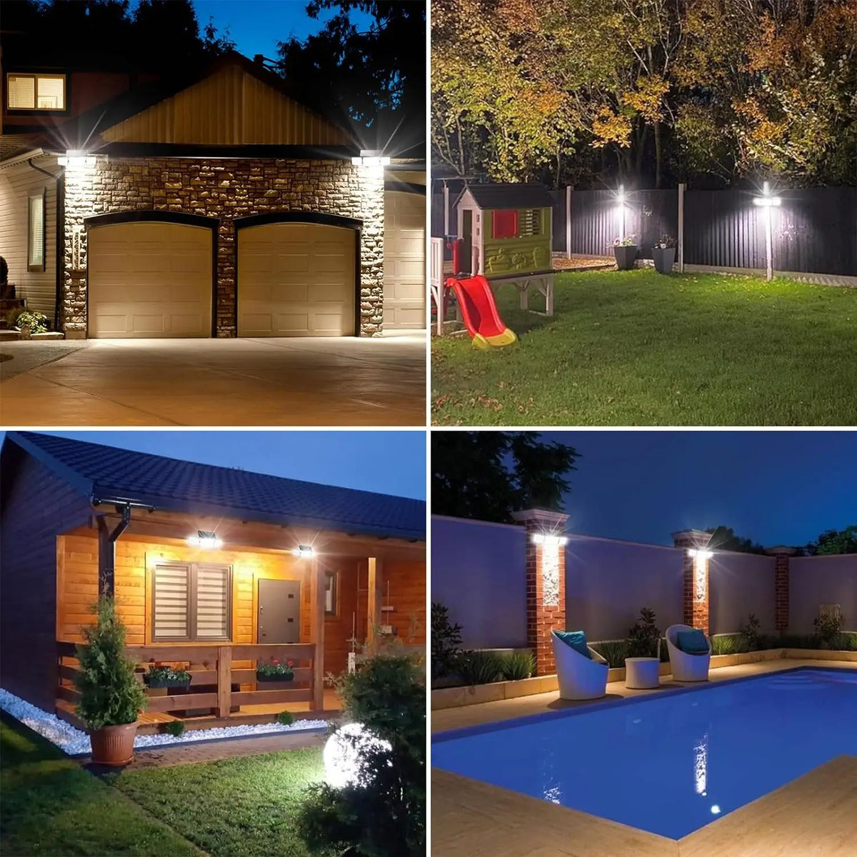 STAARICC Led Solar Light Outdoor Motion Sensor Human Induction Adjustable Head IP65 Waterproof Solar Security Light Wall Light